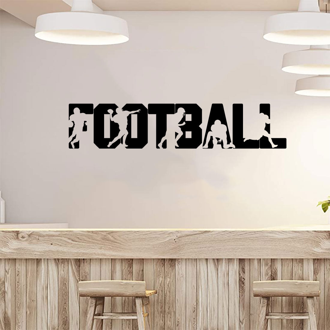 Football Vinyl Home Decor Wall Decal