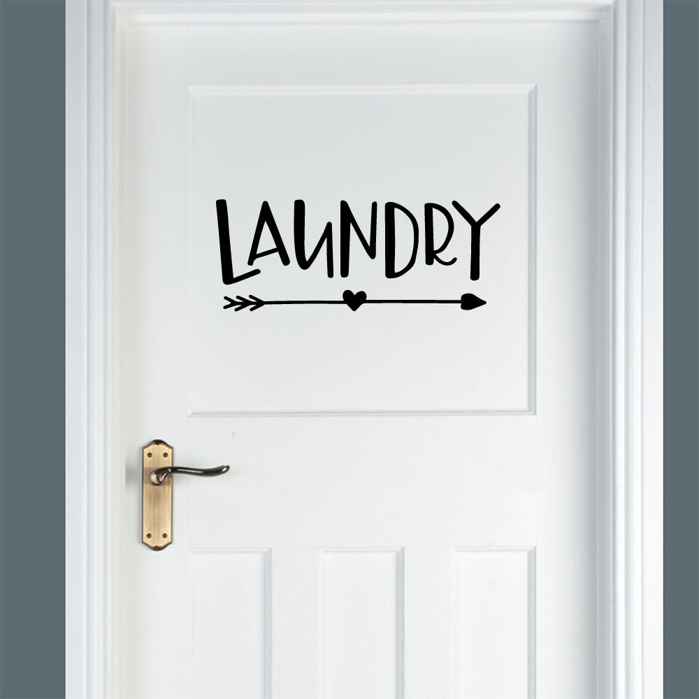 Laundry Vinyl Wall Decal