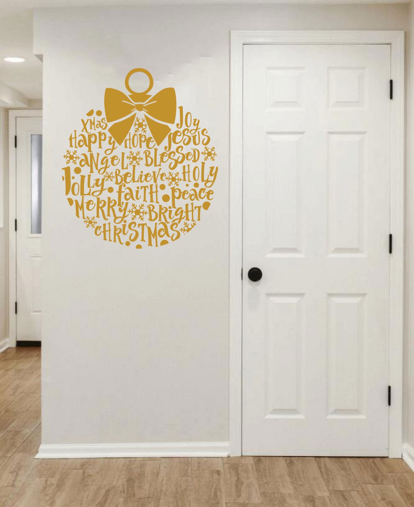 Christmas Ornament Ball Vinyl Wall Decal