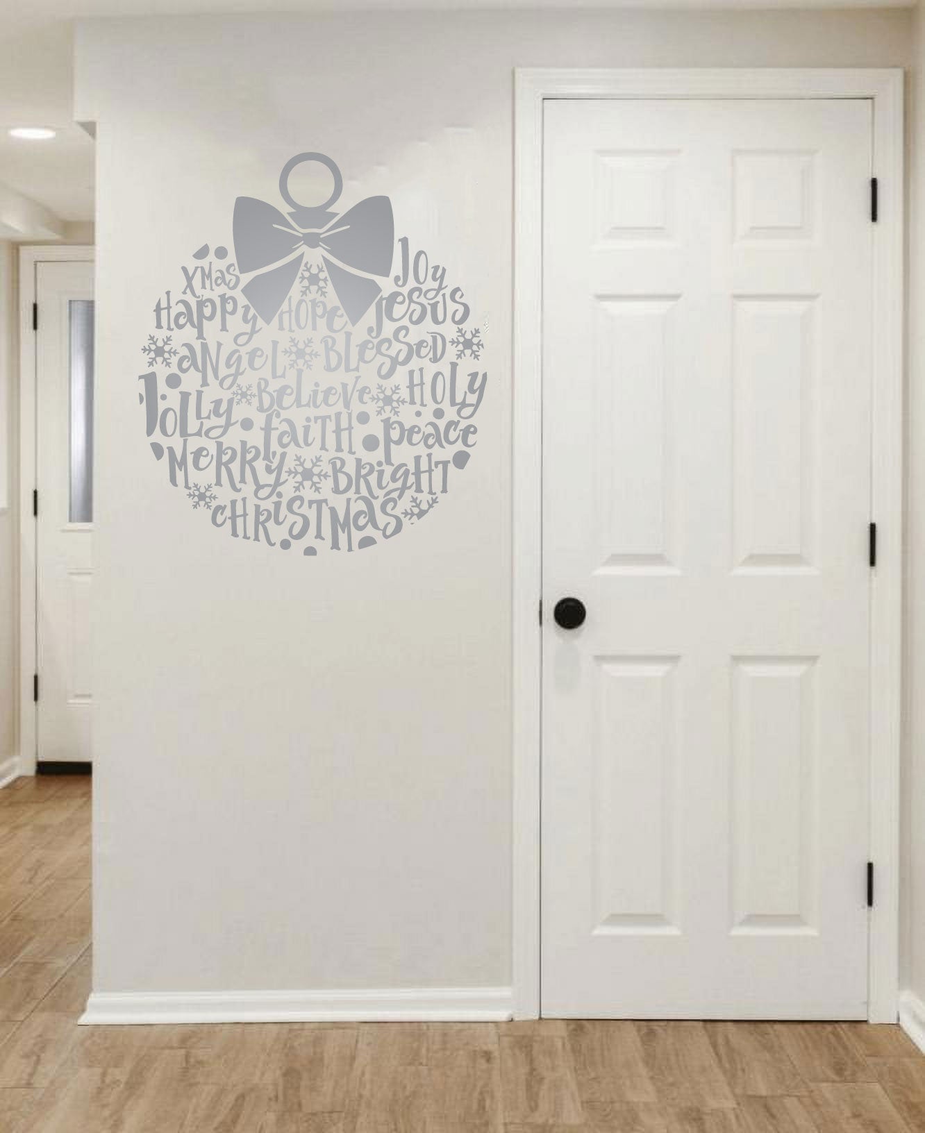 Christmas Ornament Ball Vinyl Wall Decal