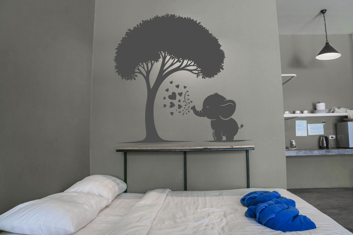 Elephant and Tree Vinyl Wall Decal