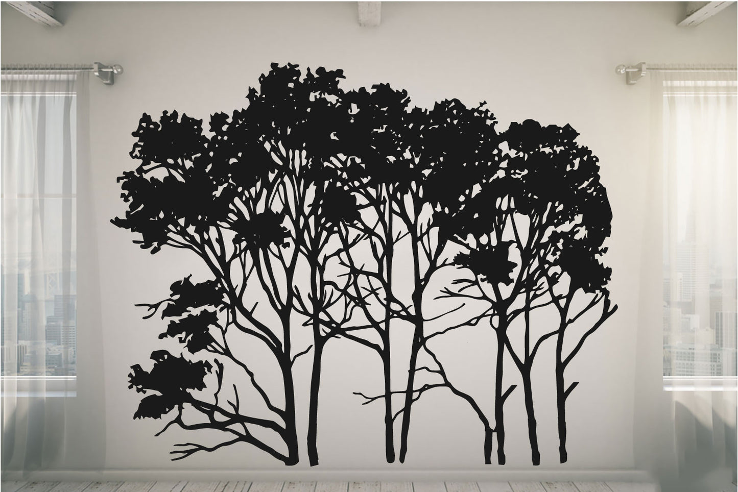 Beech Trees Vinyl Wall Decal