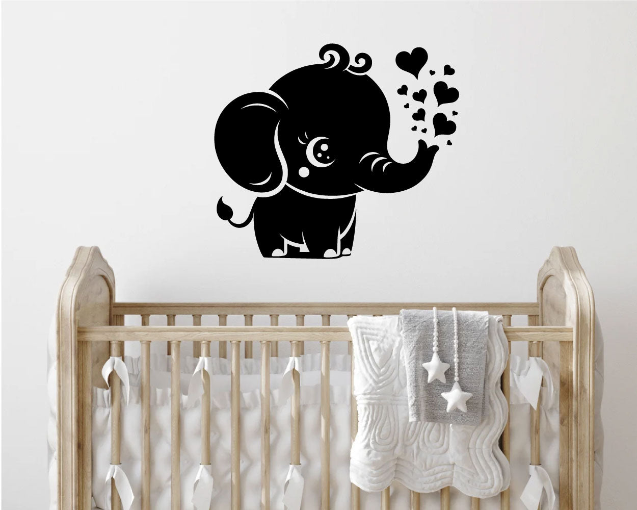 Elephant Baby Vinyl Wall Decal