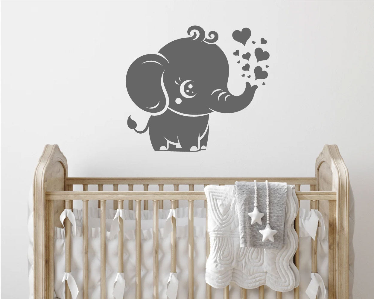 Elephant Baby Vinyl Wall Decal