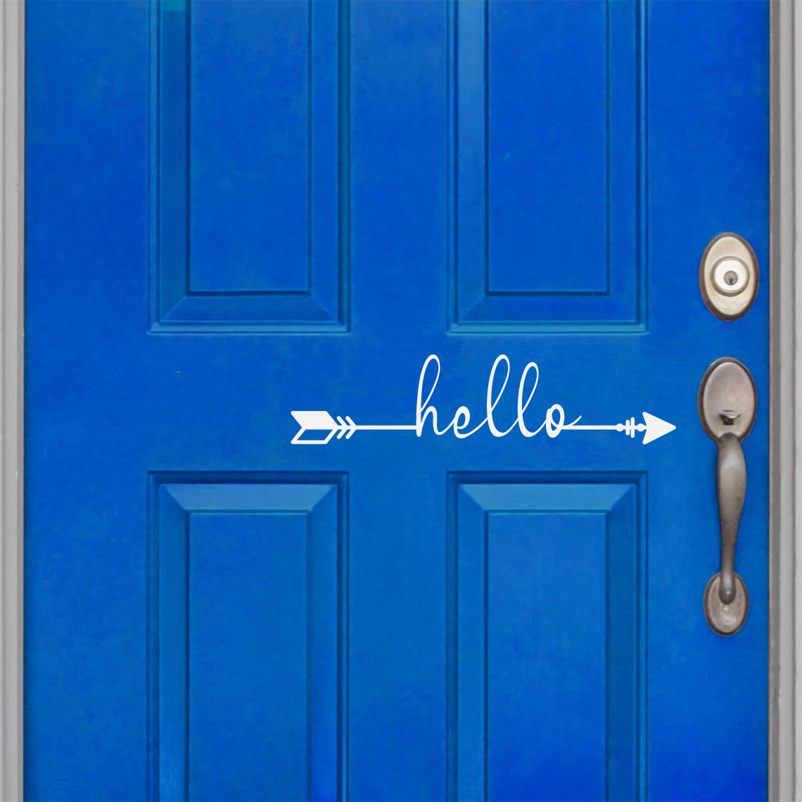 Hello Goodbye Vinyl Home Decor Wall Decal Words