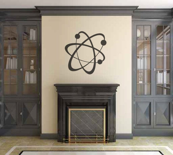 Atom Vinyl Home Decor Wall Decal Words