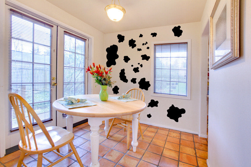 Cow Spots Vinyl Home Decor Wall Decal