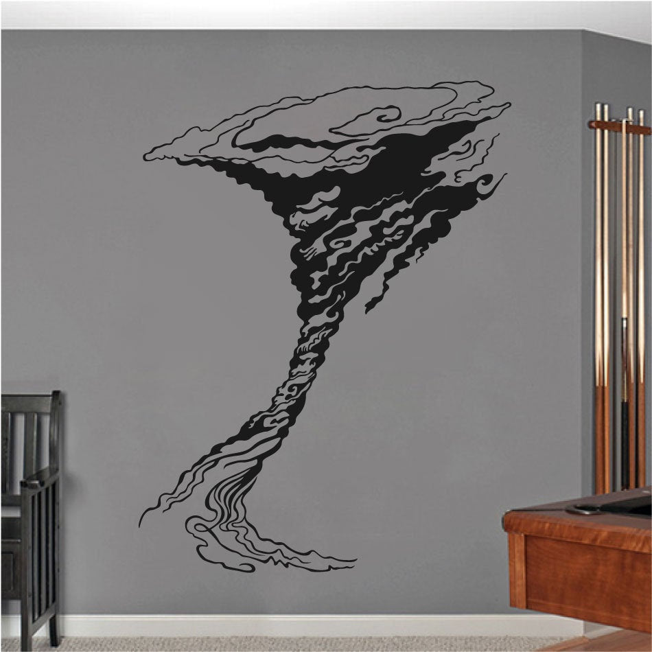 Tornado Vinyl Home Decor Wall Decal