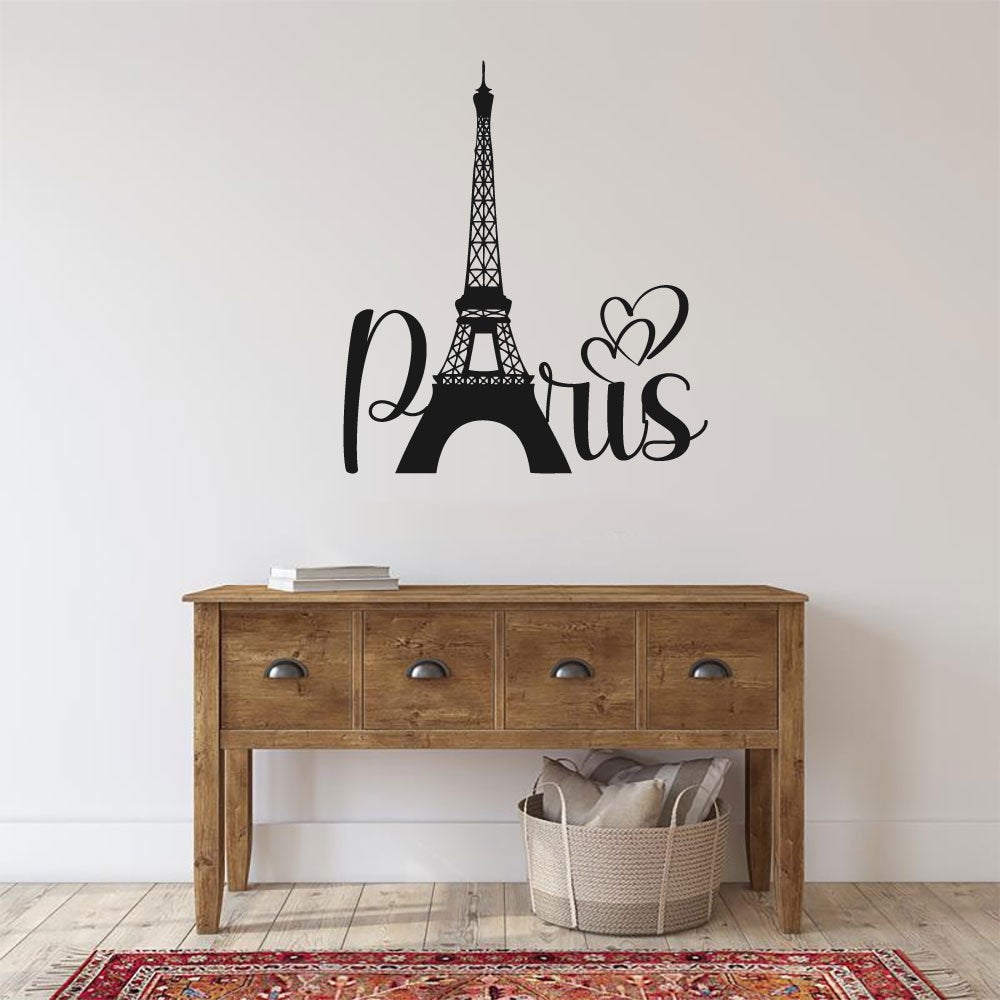 Paris Eiffel Tower Vinyl Home Decor Wall Decal