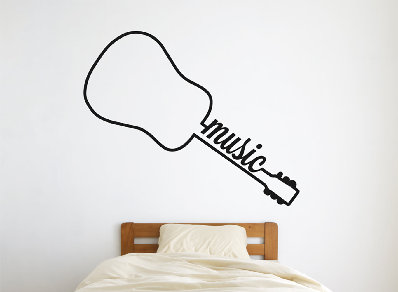 Music Guitar Vinyl Wall Decal