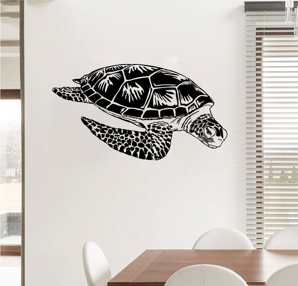 Ocean Tropical Sea Turtle Vinyl Home Décor Wall Decal