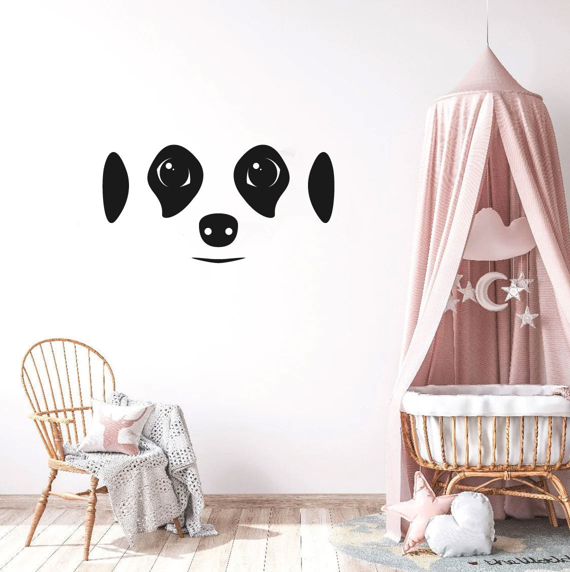 Meerkat Face Silhouette Vinyl Wall Decal