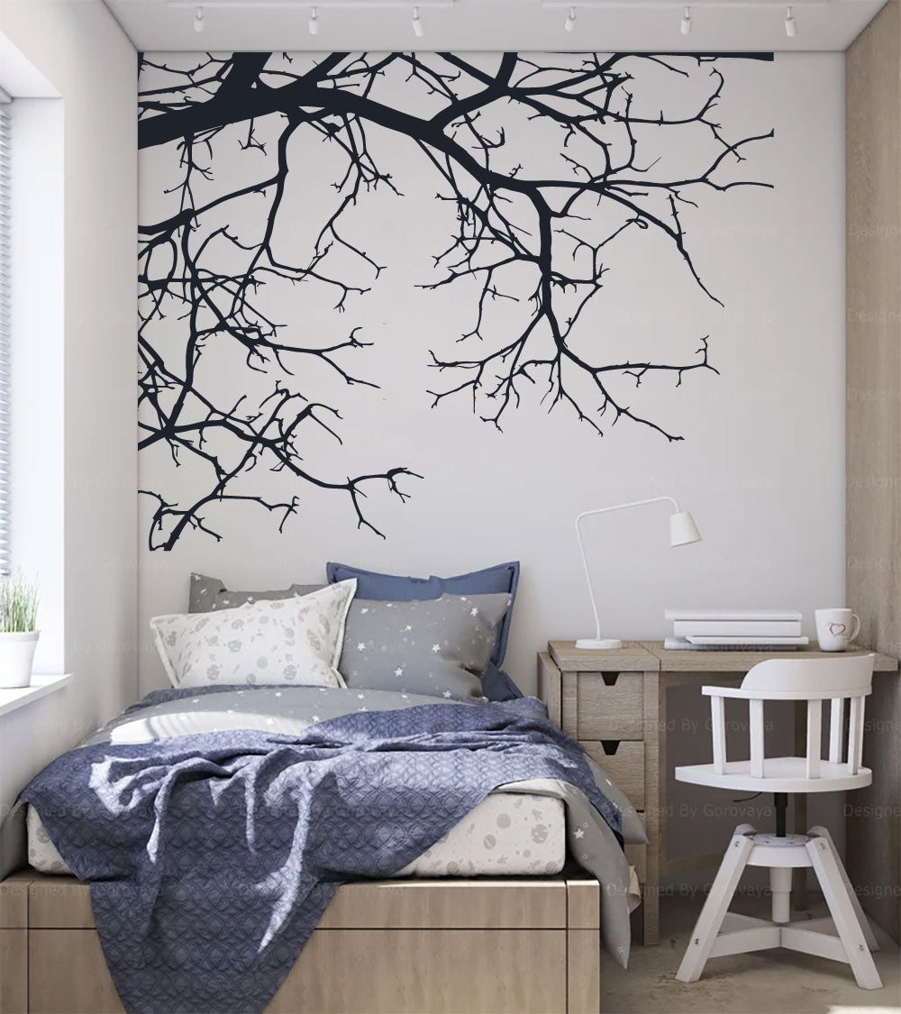 Tree Branches Silhouette Vinyl Wall Decal
