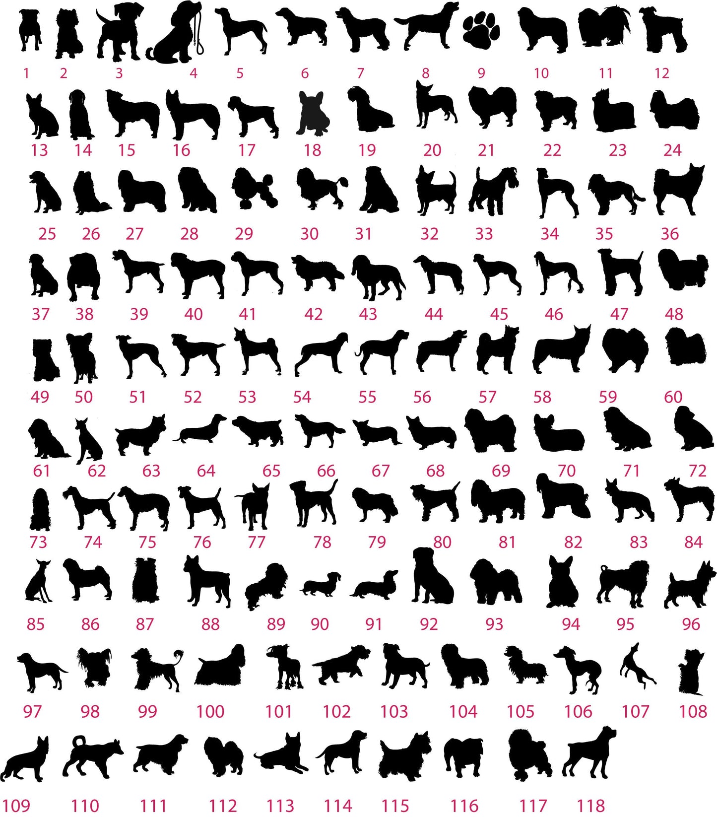 My Friends Have Hairy Legs Custom Dog Breed Die Cut Home Decor Decal 