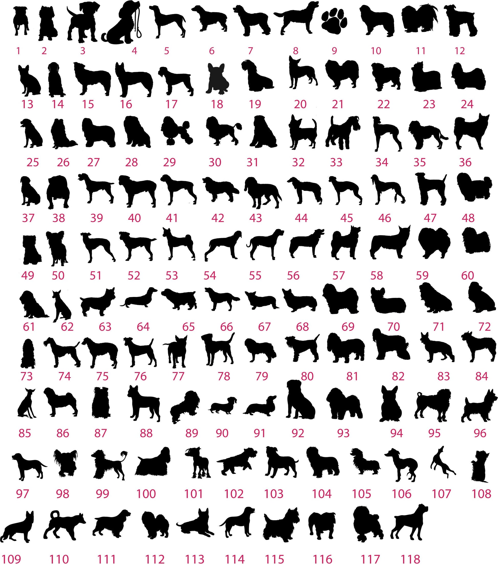 My Friends Have Hairy Legs Custom Dog Breed Die Cut Home Decor Decal 
