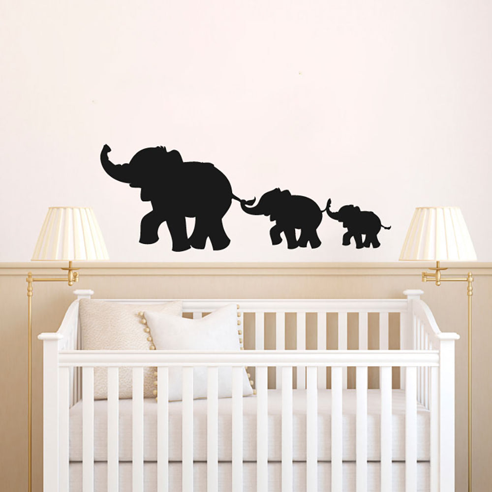 Elephants Trio Vinyl Wall Decal