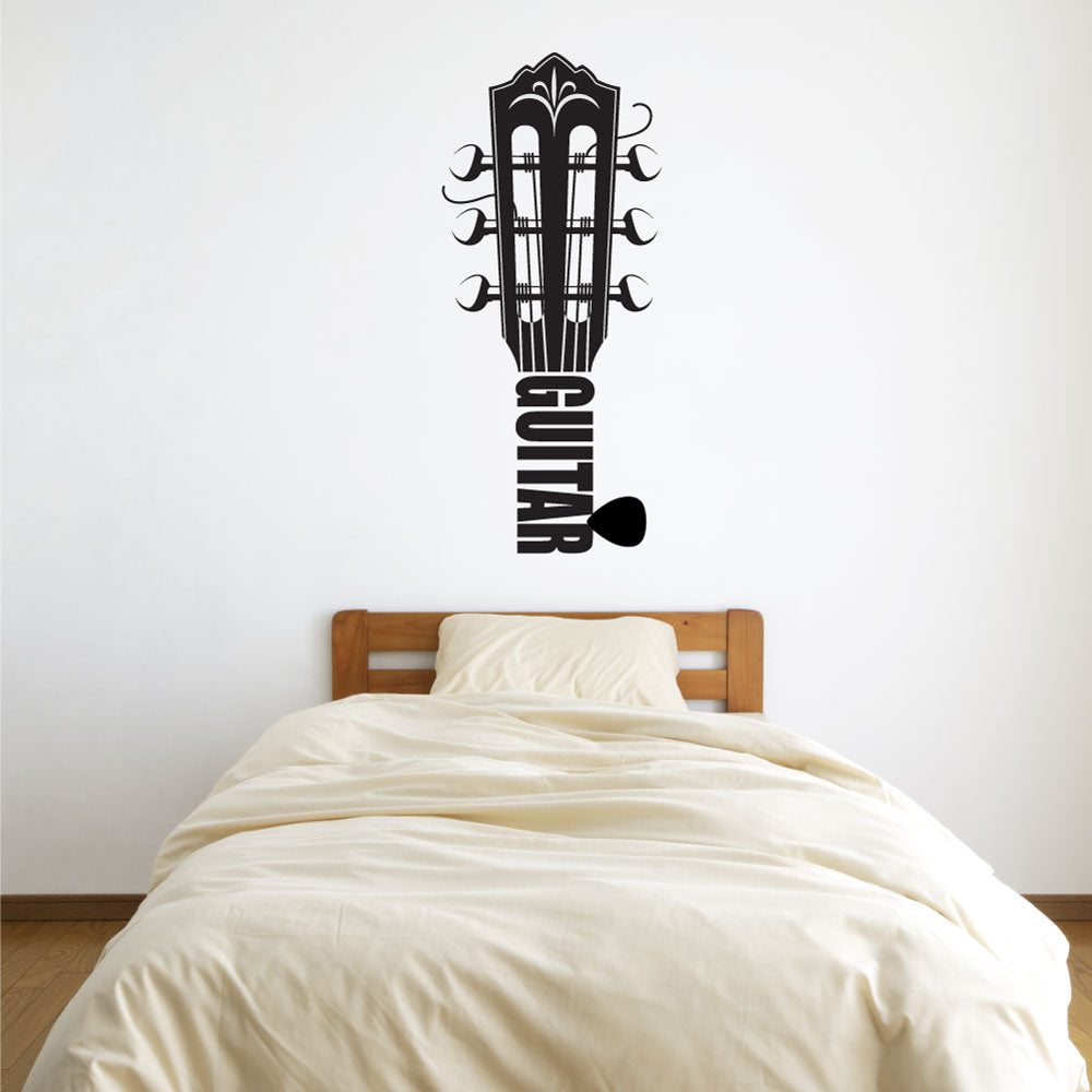 Guitar Neck Vinyl Wall Decal