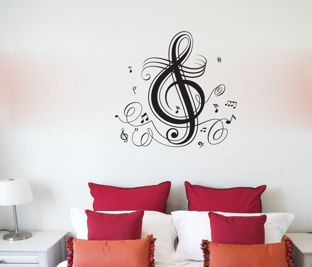 Music Notes Vinyl Wall Decal