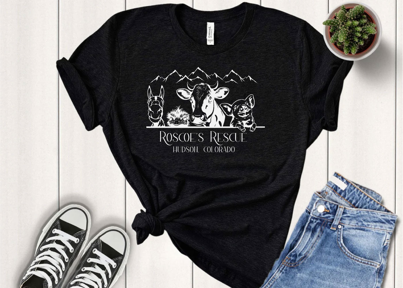 Roscoe's Rescue Crew Neck T-Shirt